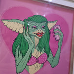 Greta the gremlin Framed
