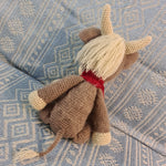 Handmade crochet Highland Cow