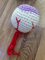 Bear Balls crochet cat toy