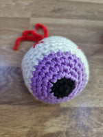 Bear Balls crochet cat toy